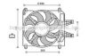 AVA QUALITY COOLING FT7589 Fan, radiator